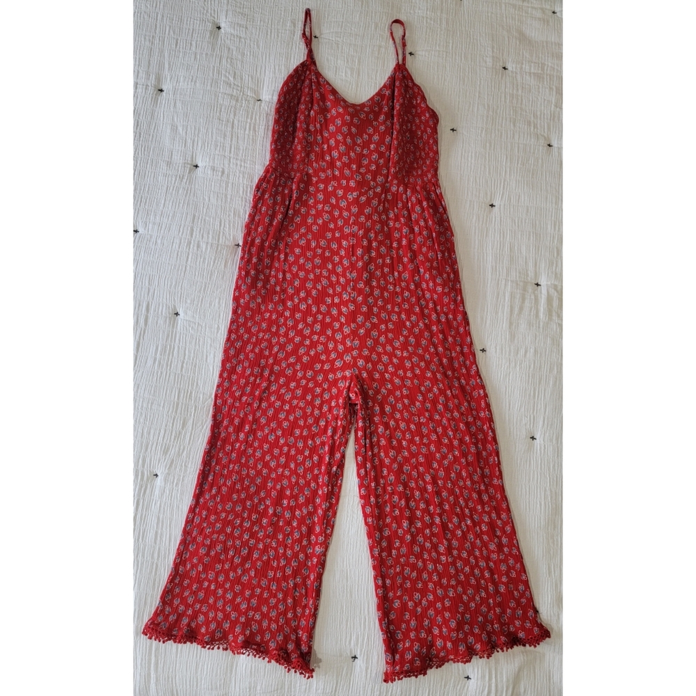 Patrons of Peace spaghetti strap jumpsuit size S